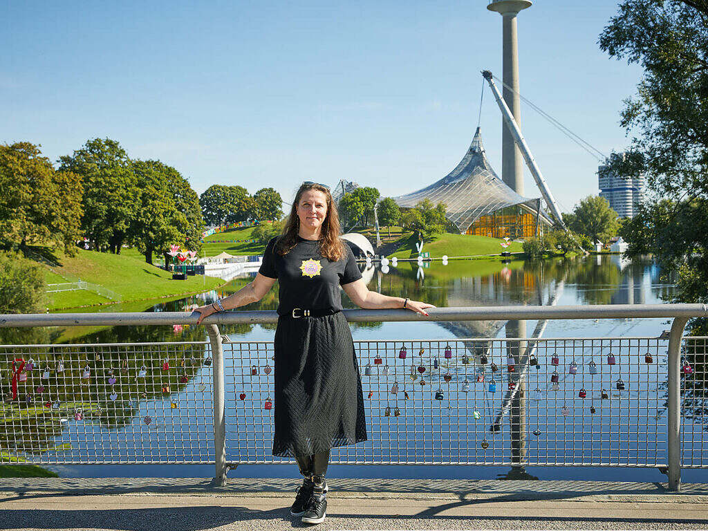 Daniela Maier at the Munich Olympic Park