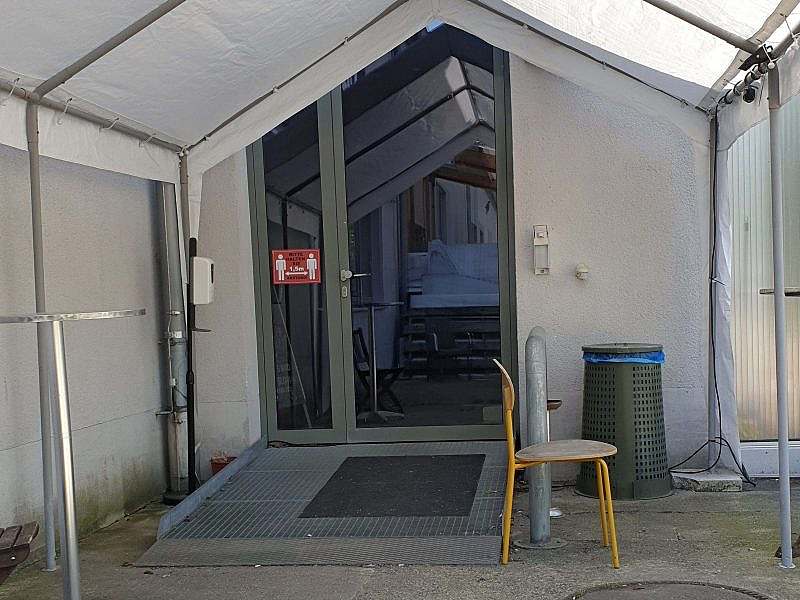 Zugang mit Rampe zu den Domagkateliers