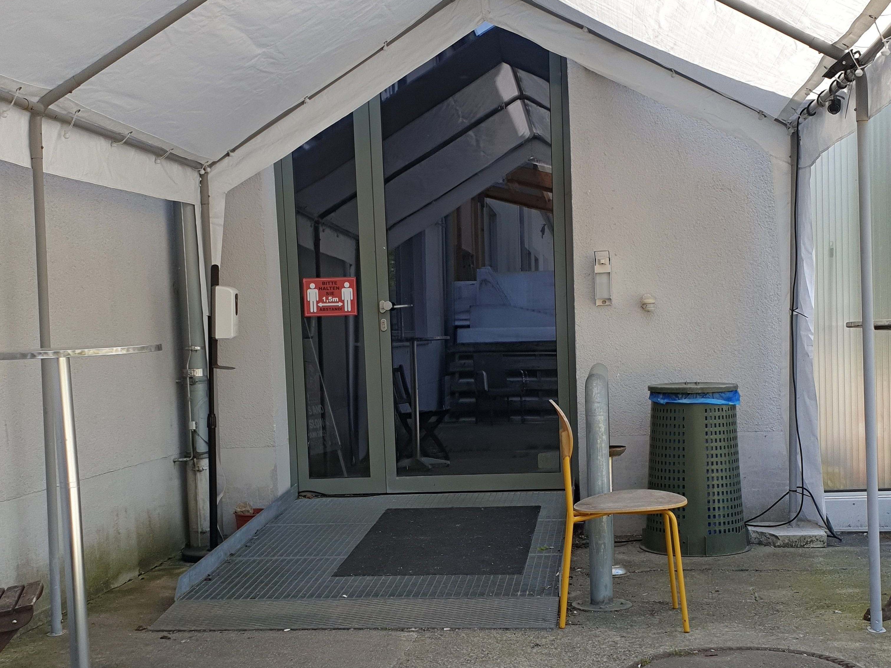 Zugang mit Rampe zu den Domagkateliers
