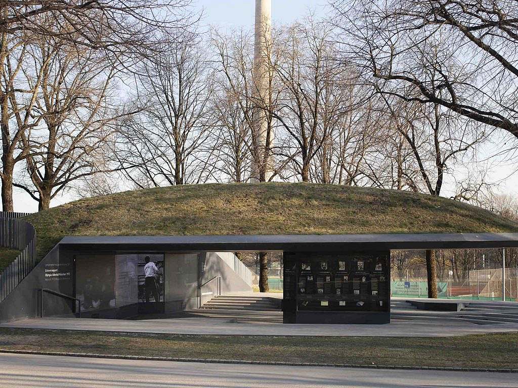 Modern Memorial Site hidden beneath a hill