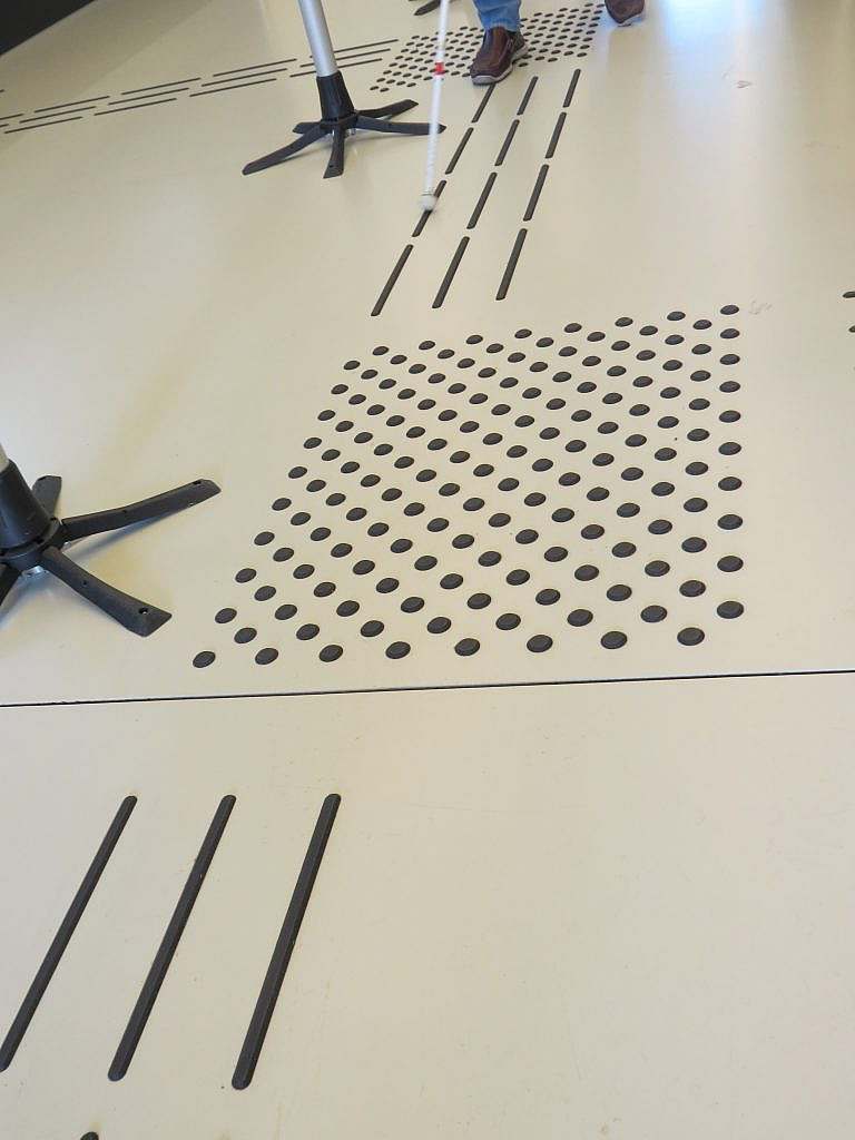 Guidance strips for the blind