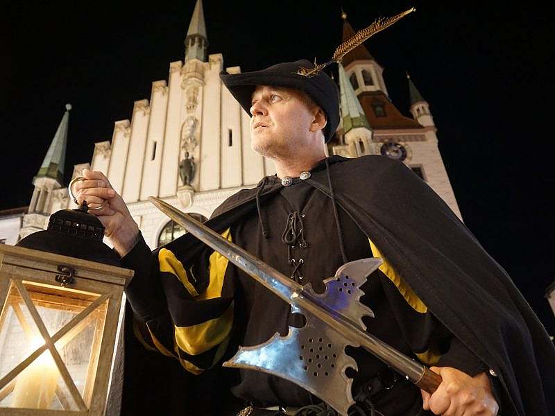 Night watchmen in action